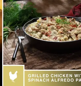 Katadyn Grilled Chicken with Spinach Alfredo