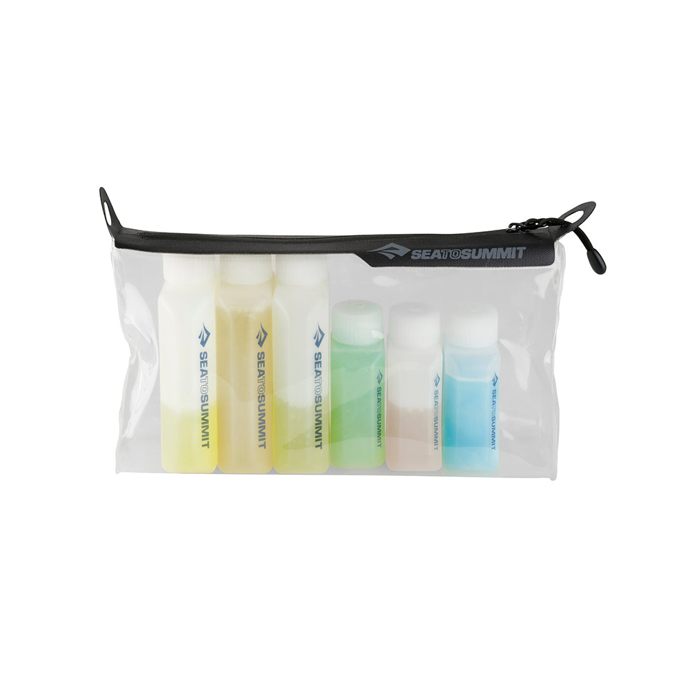 Sea to Summit TPU Clear Ziptop Pouch with Bottles