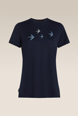 Icebreaker Women's 150 Tech Lite Short Sleeve Bird Transit