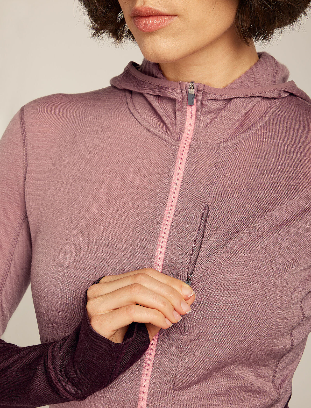 Icebreaker Women's 200 Descender Half Zip Hoody