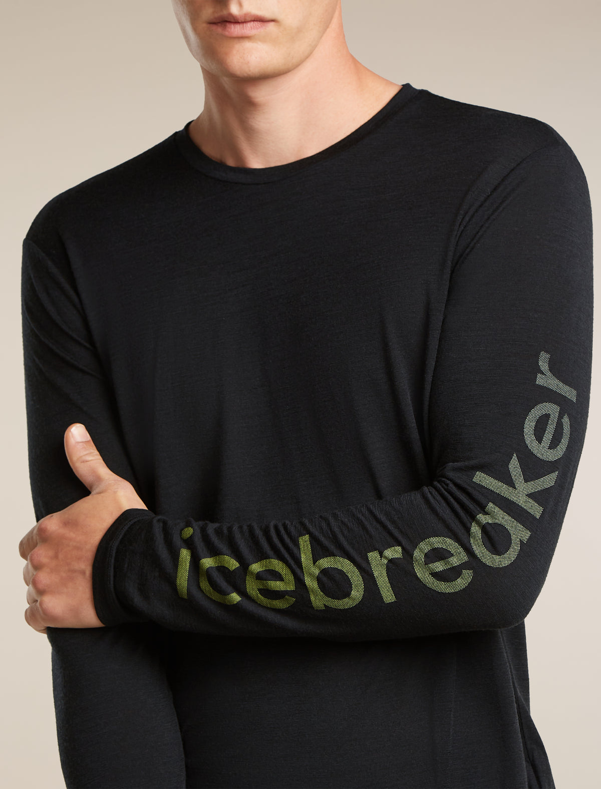 Icebreaker Men's 150 Tech Lite Long Sleeve IceBreaker Vertical