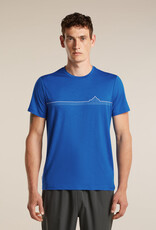 Icebreaker Men's 150 Tech Lite Short Sleeve Range Stripes