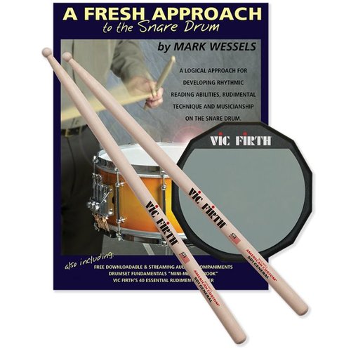 Vic Firth Vic Firth Launch Pad Kit (Includes Practice Pad, SD1Jr, Method Book) Vic Firth Vic Firth Launch Pad Kit (Includes Practice Pad, SD1Jr, Method Book)