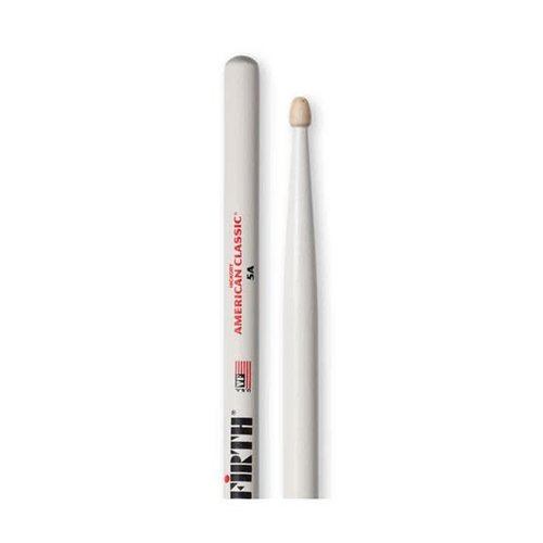 Vic Firth Vic Firth 5A Wood Tip White Drum Sticks Vic Firth Vic Firth 5A Wood Tip White Drum Sticks