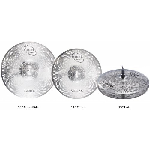 Sabian Sabian QTPC502 Quiet Tone Practice Cymbal Set