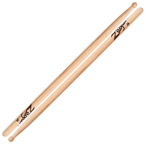 Zildjian Zildjian 3A Wood Natural Drumsticks Zildjian Zildjian 3A Wood Natural Drumsticks