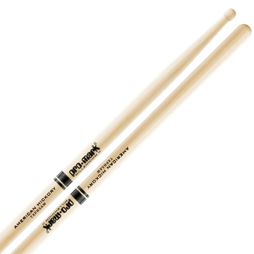 Promark Promark Hickory 5A Pro-Round Drum Sticks Promark Promark Hickory 5A Pro-Round Drum Sticks