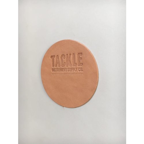 Tackle Instrument Supply Tackle Large Leather Bass Drum Beater Patch - Natural Tackle Instrument Supply Tackle Large Leather Bass Drum Beater Patch - Natural