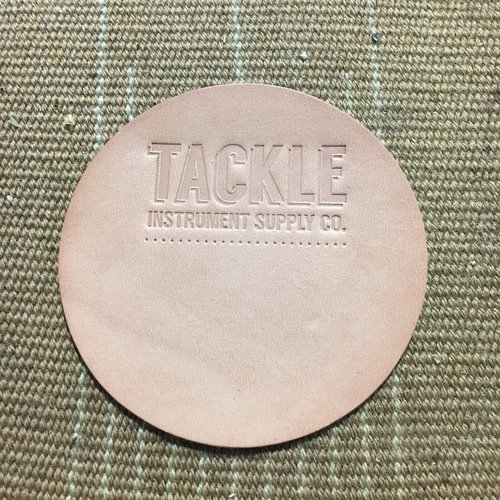 Tackle Instrument Supply Tackle Large Leather Bass Drum Beater Patch - Natural