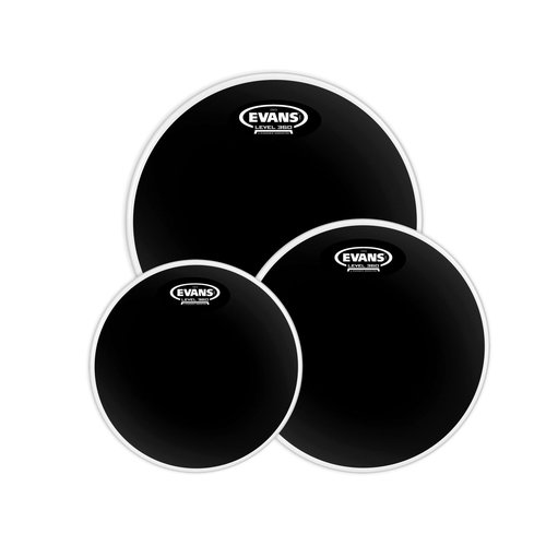 Evans Evans Black Chrome Drumhead Tompack