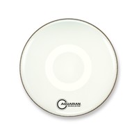 Aquarian Regulator No Hole Gloss White Bass Drumhead