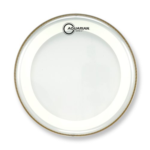 Aquarian Aquarian Super 2 Clear Drumhead w/ Studio X Ring