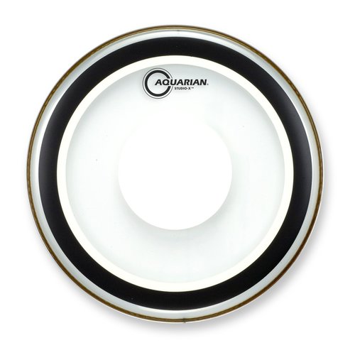 Aquarian Aquarian Studio X Clear Bass Drumhead w/ Power Dot Aquarian Aquarian Studio X Clear Bass Drumhead w/ Power Dot