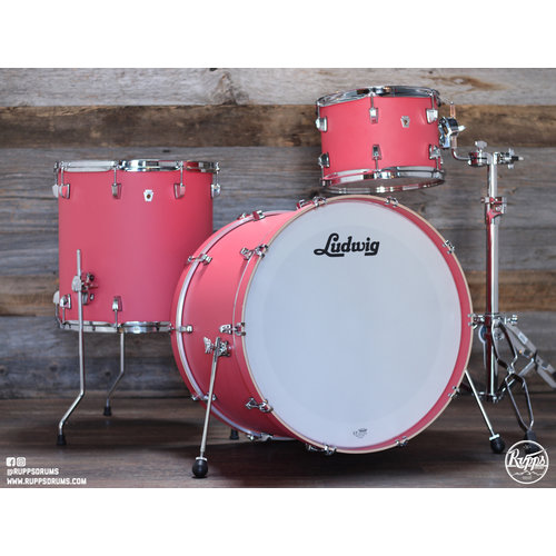 Ludwig Ludwig Nuesonic 3pc Shellpack - Coral Red Ludwig Ludwig Nuesonic 3pc Shellpack - Coral Red