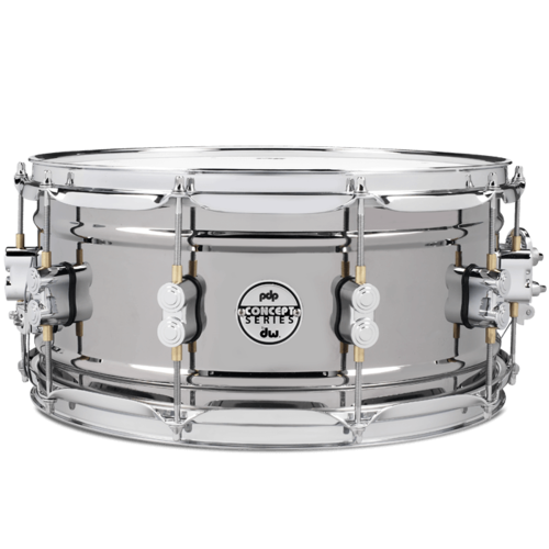 PDP PDP Concept 1mm Black Nickel Over Brass 6.5x14" Snare Drum