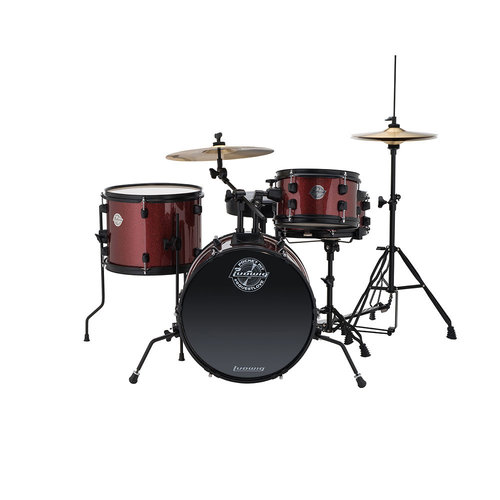 Ludwig Ludwig Pocket Kit by Questlove - Red Sparkle Ludwig Ludwig Pocket Kit by Questlove - Red Sparkle