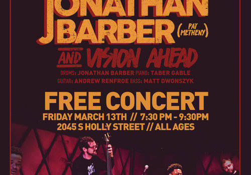 Jonathan Barber FREE Concert & Private Lessons!