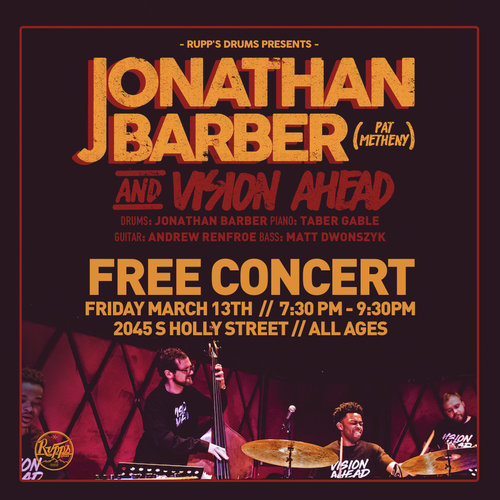 Jonathan Barber FREE Concert & Private Lessons!
