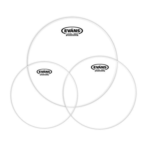 Evans Evans G12 Clear Drumhead Tom Pack Standard 12,13,16 in Evans Evans G12 Clear Drumhead Tom Pack Standard 12,13,16 in