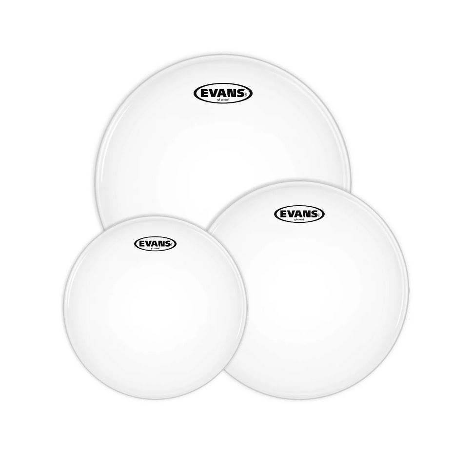 Evans Hydraulic Glass Drumhead Tompack Rupp's Drums