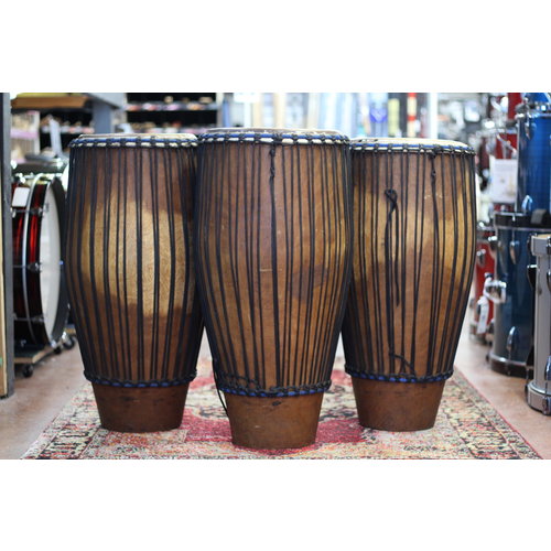 Used African Congas Made in Guinea - Quinto, Conga, Tumbadora Used African Congas Made in Guinea - Quinto, Conga, Tumbadora