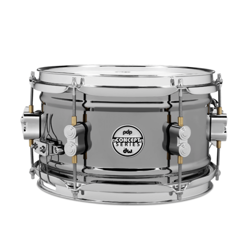 PDP PDP Snare Drum Black Nickel over Steel with Chrome Hardware PDP PDP Snare Drum Black Nickel over Steel with Chrome Hardware