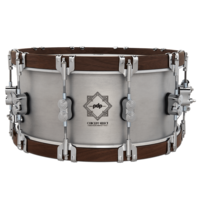 PDP 6.5x14 Concept Select 3mm Aluminum Snare Drum w/ Walnut Wood Hoops