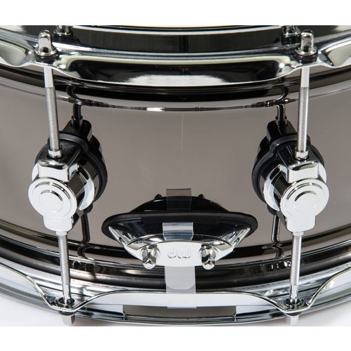 DW DW Design Series 6.5X14" Black Nickel Brass Chrome Snare Drum