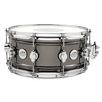 DW Design Series 6.5X14" Black Nickel Brass Chrome Snare Drum