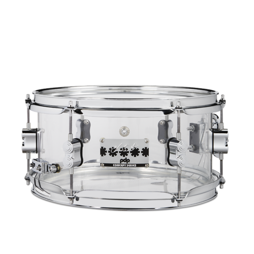 PDP PDP Chad Smith Clear Acrylic Snare Drum w/ Chrome HW PDP PDP Chad Smith Clear Acrylic Snare Drum w/ Chrome HW