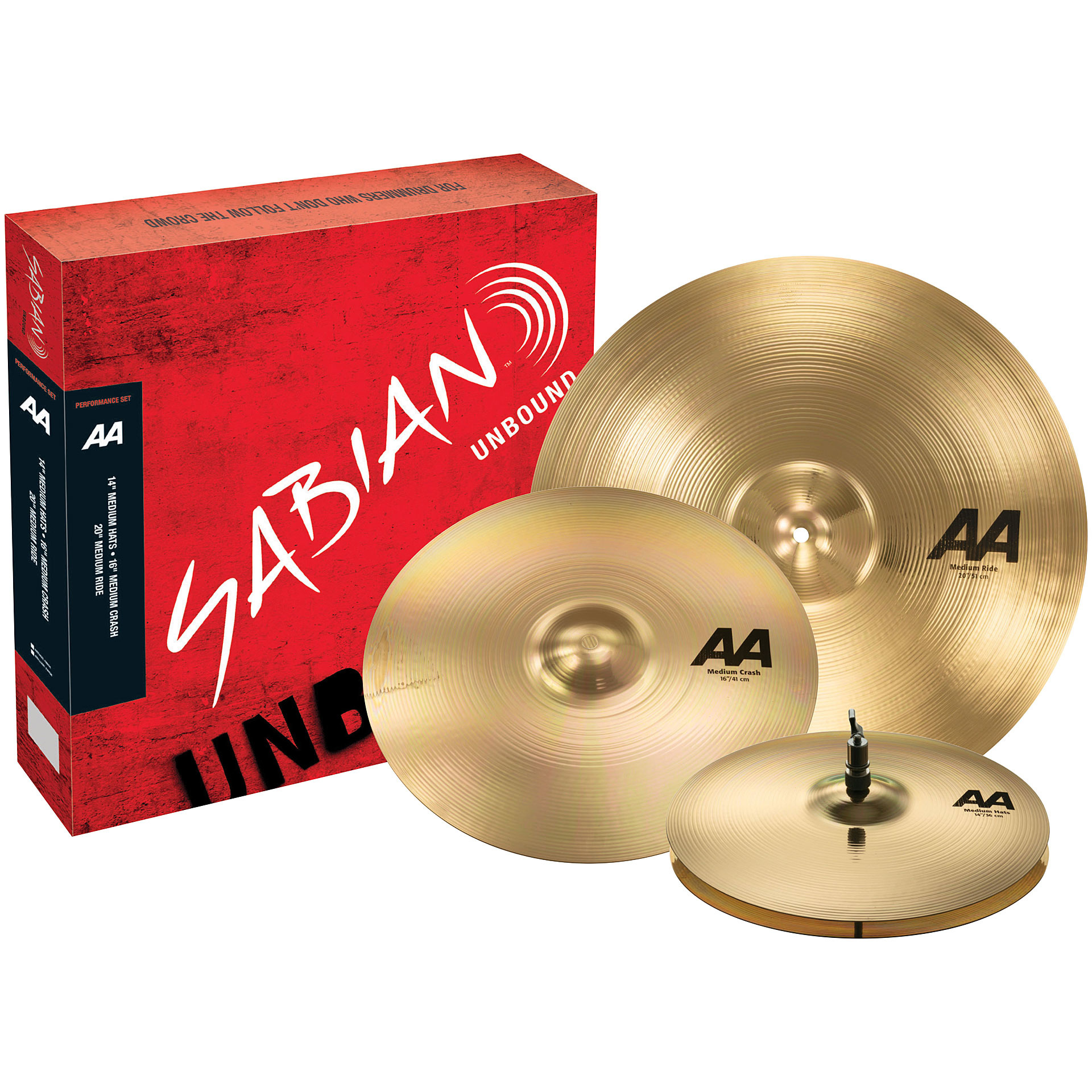 Sabian AA Performance Set Brilliant Finish - Rupp's Drums