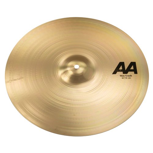 Sabian Sabian 16" AA Thin Crash Brilliant Finish Sabian Sabian 16" AA Thin Crash Brilliant Finish