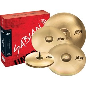 Sabian Sabian XSR Performance Cymbal Pack w/ free 18'' Crash