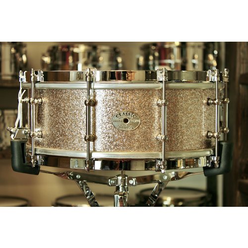 Doc Sweeney Doc Sweeney Vintage Champagne 5.5x14 Steam-Bent Shedua Snare Drum Doc Sweeney Doc Sweeney Vintage Champagne 5.5x14 Steam-Bent Shedua Snare Drum