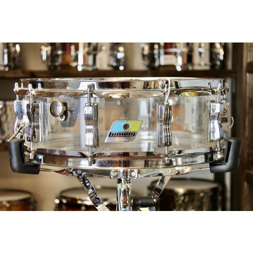 Ludwig Vintage Ludwig Clear Vistalite 5X14" Snare Drum Ludwig Vintage Ludwig Clear Vistalite 5X14" Snare Drum