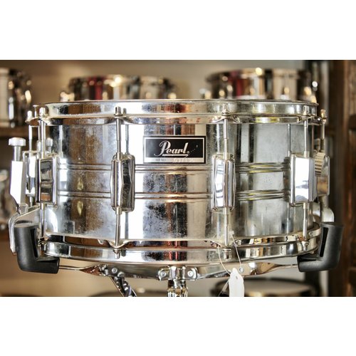 Pearl Used Pearl Export Steel 6.5x14" Snare Drum Pearl Used Pearl Export Steel 6.5x14" Snare Drum
