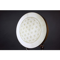 Meinl Sonic Energy Hand Drum Flower of Life Symbol Walnut Brown