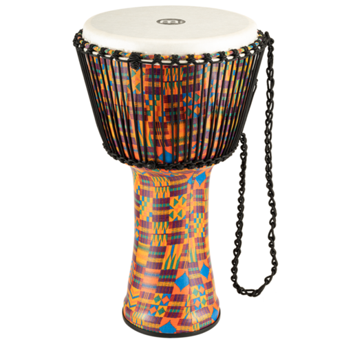 Meinl Meinl Rope-Tuned Travel Series 14" Djembe in Kenyan Quilt w/ Synthetic Head Meinl Meinl Rope-Tuned Travel Series 14" Djembe in Kenyan Quilt w/ Synthetic Head