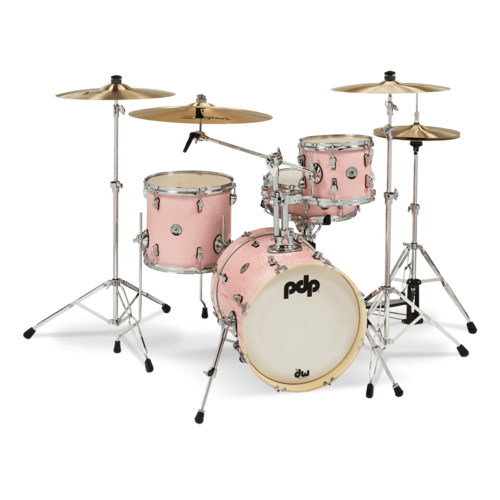 PDP PDP New Yorker 4pc Shell Pack Pale Rose Sparkle PDP PDP New Yorker 4pc Shell Pack Pale Rose Sparkle