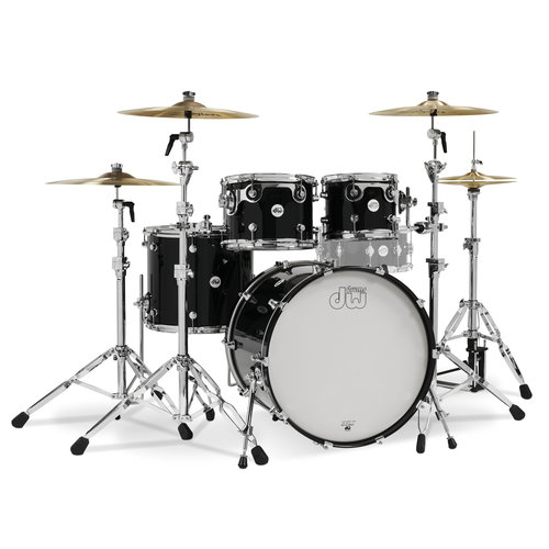 DW DW Design 4pc Holiday Shellpack - Piano Black DW DW Design 4pc Holiday Shellpack - Piano Black