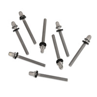 PDP Tru-Pitch Tension Rods - 50mm/ 2" - 8 Pack