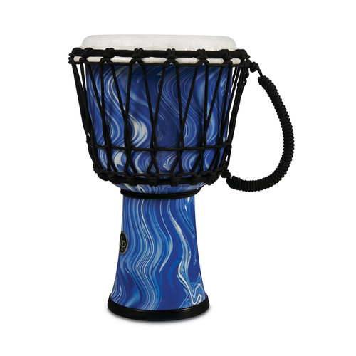 LP LP 10" Rope Tuned Circle Djembe with Perfect-Pitch head - Blue Marble LP LP 10" Rope Tuned Circle Djembe with Perfect-Pitch head - Blue Marble