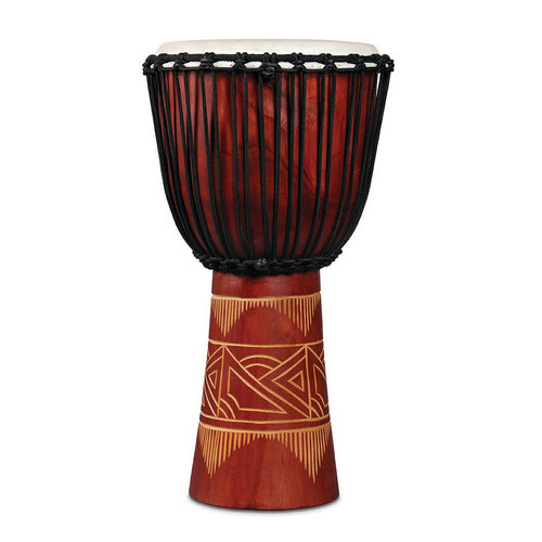 LP LP World Beat Wood Art Large Djembe, Red LP LP World Beat Wood Art Large Djembe, Red