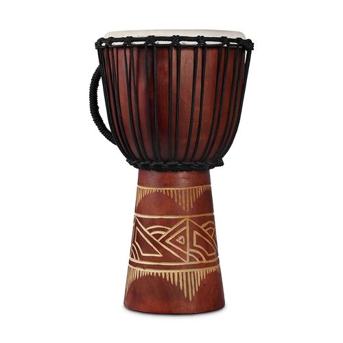 LP LP World Beat Wood Art Medium Djembe, Red LP LP World Beat Wood Art Medium Djembe, Red