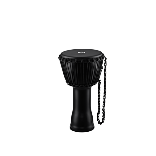 Meinl Meinl 10" Rope-Tuned Travel Djembe Phantom Black w/ Goat Skin Meinl Meinl 10" Rope-Tuned Travel Djembe Phantom Black w/ Goat Skin