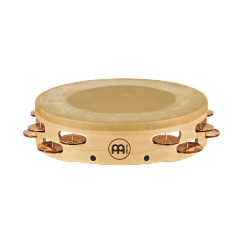 Meinl Meinl Artisan Headed Wood Tambourine Cymbal Bronze Jingles 2 Rows Maple Frame