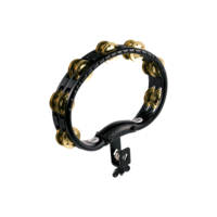 Meinl A B S Hand Held Tambourine Brass Jingles Black