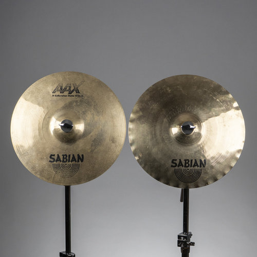 Sabian Used Sabian AAX-Celerator 14" Hi Hats Sabian Used Sabian AAX-Celerator 14" Hi Hats