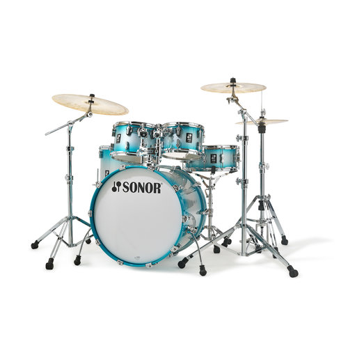 Sonor Sonor AQ2 Stage Kit Aqua Silver Burst Lacquer Sonor Sonor AQ2 Stage Kit Aqua Silver Burst Lacquer