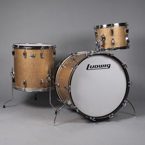 Ludwig Vintage Ludwig 1970 Super Classic 3pc Shell Pack in Champagne Sparkle Ludwig Vintage Ludwig 1970 Super Classic 3pc Shell Pack in Champagne Sparkle